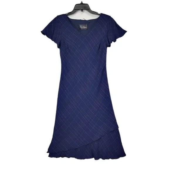 sl fashions navy dress S.L. Fashions 9137218 main image 0